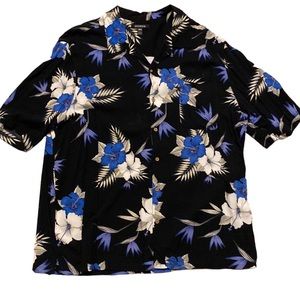 🌴 2 for $20 mens short sleeve Hawaiian print shirt by George XXL